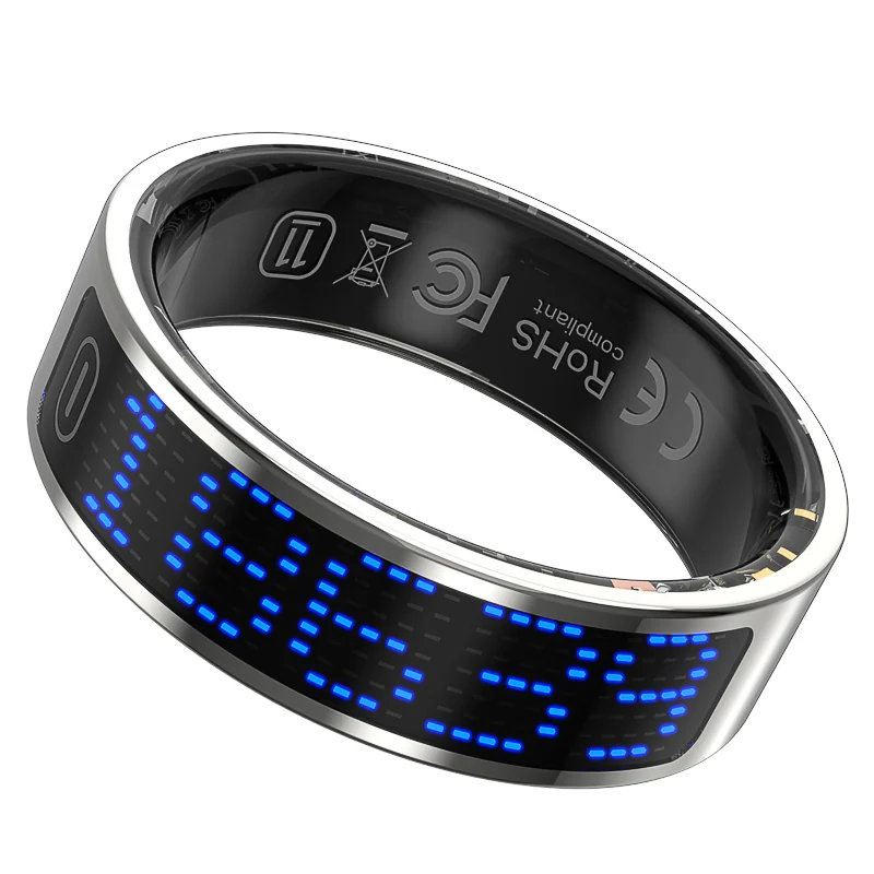 KS11009 silver smart ring