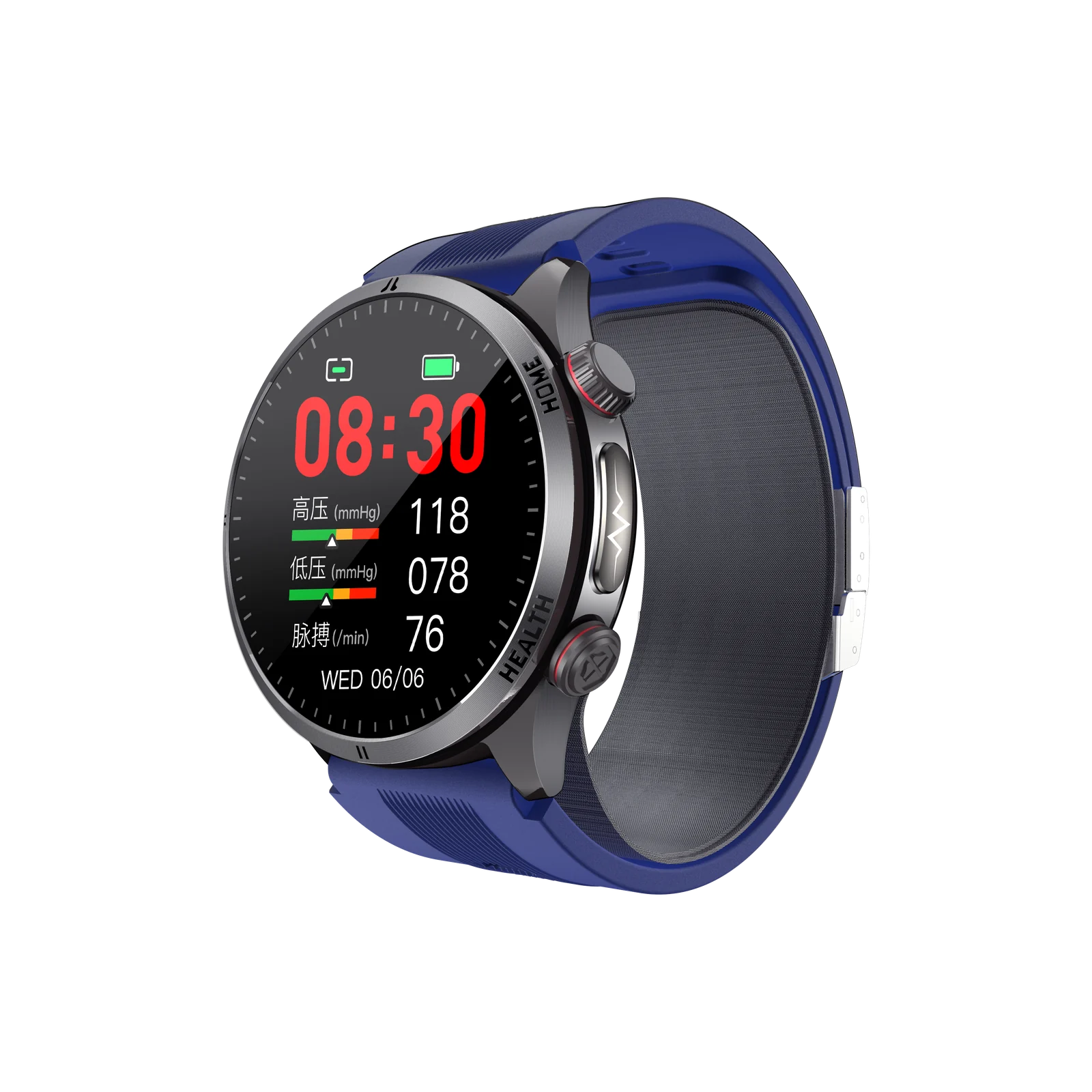 KS9368 round watch side view